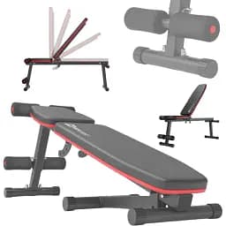 Набор Hop-Sport Premium со скамьей HS-1010 Pro и штангой 59 кг