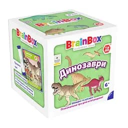 Карткова гра Brainbox "Динозаври" Yago BZZBRDI02UA 55 карток 1 гральний кубик