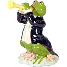 Декоративна фігурка Lefard Жаба з трубою 10х7х11 см (461-216)