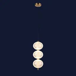 Світильник підвісний LED Levistella 79112098-3led CL, 13W, прозорий пластик, для вітальні, три режими - мініатюра 2