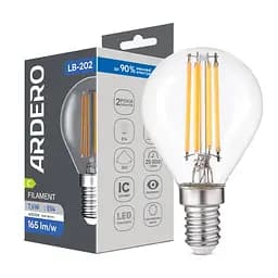 Світлодіодна лампа Ardero LB-202 7.6 Вт E14 4000K