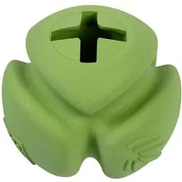 Игрушка для собак Waudog Fun Natural Мяч из биоразлагаемой резины 7 см зеленая