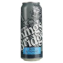 Напій слабоалкогольний King's Bridge Джин-Тонік 7% 0.45 л з/б (263557)
