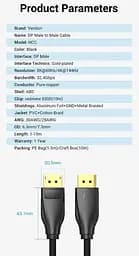 Кабель Vention DisplayPort-DisplayPort V 1.4 2 м (HCCBH) - мініатюра 2