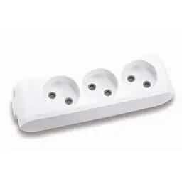 Колодка для подовжувача Panasonic X-tendia 3 гнізда grey (WLTB02302GR-UA)