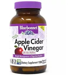 Яблочный уксус Bluebonnet Nutrition Apple cider vinegar 120 вегетарианских капсул