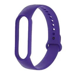 Ремінець силіконовий для Xiaomi Mi Band 5/6 колір 26 темно-фіолетовий
