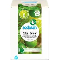 Органічний рідкий засіб Sodasan Color для прання кольорових і чорних тканин 5 л