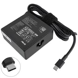 Блок живлення для ноутбука TYPE-C 90W, квадратний, black - мініатюра 2