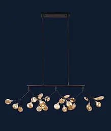 Люстра LED PETALS Levistella 918LP264-27 BK+BR - мініатюра 2