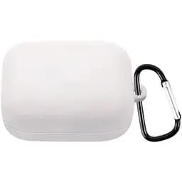 Чохол-накладка DK Silicone Candy Friendly з карабіном для OnePlus Buds Pro (white)