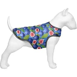 Курточка-накидка для собак Collar Waudog Clothes, рисунок "Инжир", S, А 32 см, B 41-51 см, С 25-35 см