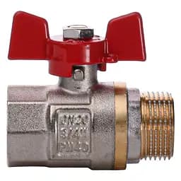 Кран кульовий прямий Q Professional 3/4″ ЗВ КБ PN40 QP152 - мініатюра 3