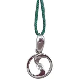 Золотая подвеска ЮЗ "Багет" с бриллиантом. S31032/1