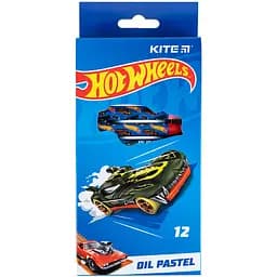 Пастель масляна Kite Hot Wheels 12 кольорів (HW24-071) - мініатюра 3