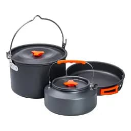 Набір туристичного посуду Lugi 3 предмети 21/18/22 см HP39578C