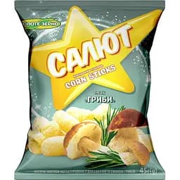 Палички кукурудзяні Салют зі смаком грибів 45 г (63366)