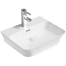 Раковина накладная Mixxus Premium Bevel-0201 с переливом (MP6480)