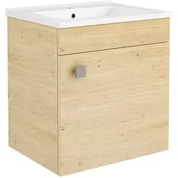 Тумба підвісна RJ Atlas із умивальником RJ Jenor RZJ510 50 см дуб RJFU005-10OK