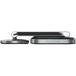 Бездротовий зарядний пристрій Satechi 2-in-1 Foldable Qi2 Wireless Charging Stand Space Gray (ST-Q21FM) - мініатюра 3