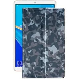 Чехол StatusCASE из экокожи для планшета Huawei MediaPad M6 8.4 Хаки-синий