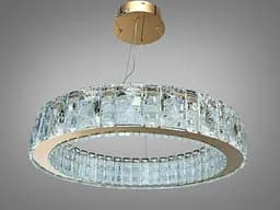 Підвісна люстра Diasha 585/600G золото кришталь 68 Вт LED - мініатюра 6
