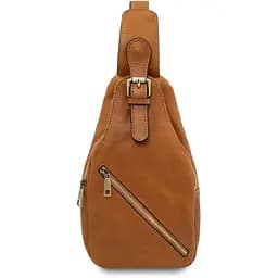 Кожаная сумка-кроссовер Tuscany 16х31х8 см sum0028260