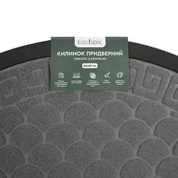 Килимок придверний Eco Fabric Луска півколо з кромкою сірий 40 х 60 см (4060-118) - мініатюра 5