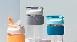 Склянка Xiaomi Funjia Double Drinking Glass 400ml Star Grey (3204272) [81702] - мініатюра 2