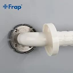 Поручень настінний Frap F8101 нержавіюча сталь/пластик, 400 мм, Нержавіюча сталь - мініатюра 6