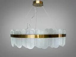 LED-люстра під латунь Diasha 803/800SGD золото, кришталева, 165 Вт, 80 см, 16-25m2 - мініатюра 5