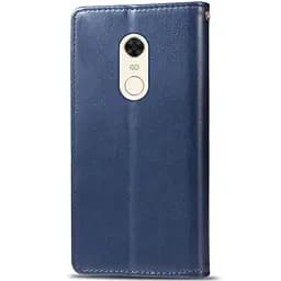 Шкіряний чохол-книжка GETMAN Gallant (PU) для Xiaomi Redmi 5 Plus / Redmi Note 5 (Single Camera) Синій - мініатюра 4