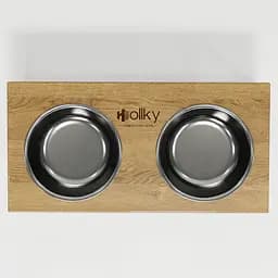 Hollky Base XL20 — миски на підставці для великих собак (2 × 1,8 л) - мініатюра 3