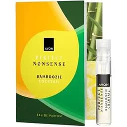 Листовка с пробным образцом парфюмерная вода Avon Perfect Nonsense Bamboozie Cocktail 0.6 мл