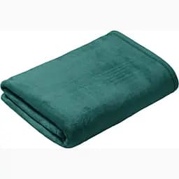 Плед LeLit велсофт гладкофарбаванний 200х220 см сіро-зелений PL-0001 (le2000000340258)