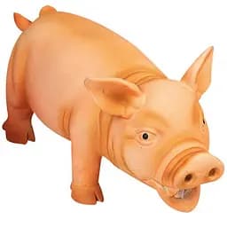 Flamingo Swine Orange фламинго игрушка для собак поросенок реалистично хрюкающий оранжевый латекс оранжевый