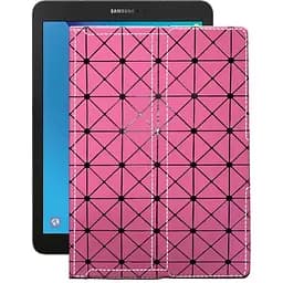 Чехол StatusCASE из экокожи для планшета Samsung Galaxy Tab S3 (T827) Розовый ромб