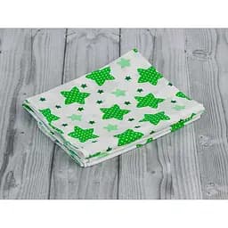 Пелюшка Руно Зірочки ситець 95х80 см салатова (24А_зірочки салатовий)