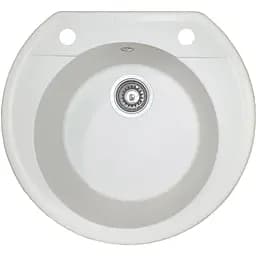 Гранітна кухонна мийка Romzha Janta Biela (102)