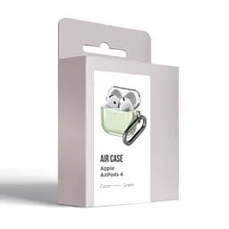 Чохол для навушників Apple AirPods 4, зелений, Air, термополіуретан (TPU), протиударний, захист від подряпин, пилу і ударів, футляр з карабіном для кріплення, точні вирізи для доступу до роз"ємів, ArmorStandart (ARM82613) - мініатюра 3
