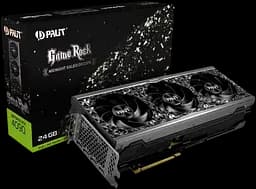 Відеокарта GeForce RTX 4090 24GB Palit GameRock (NED4090019SB-1020G) Б/В