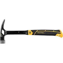 Молоток сталевий Vorel m=450 г, l= 365 мм з магнітом [6/24] (32610)