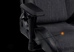 Геймерське крісло GT Racer чорне з темно-сірим (X-8005 Dark Gray/Black) - мініатюра 9