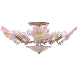 Люстра потолочная Brille хрустальная флористика E14 60W Mix (BCL-151C/7)