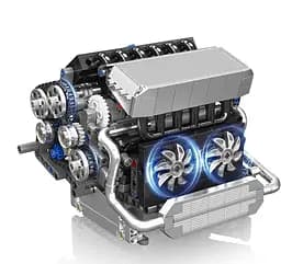 Конструктор двигун Mould King BMW  S55 Inline-6 Engine моторизований дитячий мотор 744 деталей