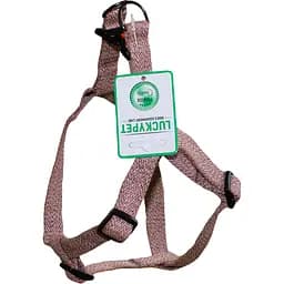 Шлея Lucky Pet Melange, прошитая, с фастексом, 40-54х2 см, коричневая