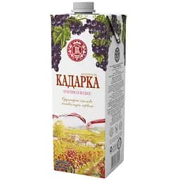 Вино столове КВЗ Кадарка Марінталь напівсолодке червоне 13% 1 л