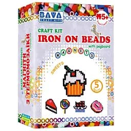 Набор для творчества Умняшка Магниты из термомозаики (TM-007) Сладости