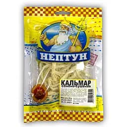 Рибний снек Нептун Кальмар солоно-сушений 80 г