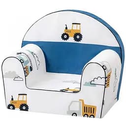 Кресло детское Bubaba by FreeON Happy Builders white-blue (80210)